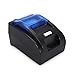 Produktbild ZhangHongJ,USB/Bluetooth Thermo-Kassenbelegdrucker POS-Drucker(Color:SCHWARZ,Size:185 * 130 * 115)
