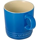 Le Creuset - Taza de gres, desayuno, 350 ml, color azul marsella