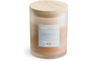 NATURE CANDLE BY BONTURI CASA NATURE CANDLE candela profumata 100% cera vegetale - Linea Amati 200g Abbraccio - Caramello