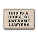 Produktbild Wamnu Door Mats Popular Simplethis is A House of Awesome Lawyers Home Doormats Top Fabric&Rubber Durable Home Home Doormats Top Fabric&Rubber Mats Floor Mat Rug (23.6"X15.7")