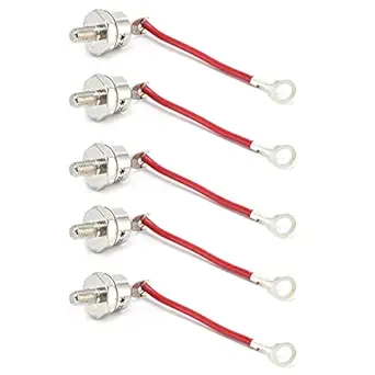 Polarity Rectifiers Module, 70A Good Insulation ZX70?12 5Pcs Rectifier Diode Brass for Motor Control for Converter
