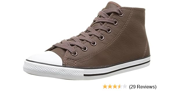 converse dainty mid leather white