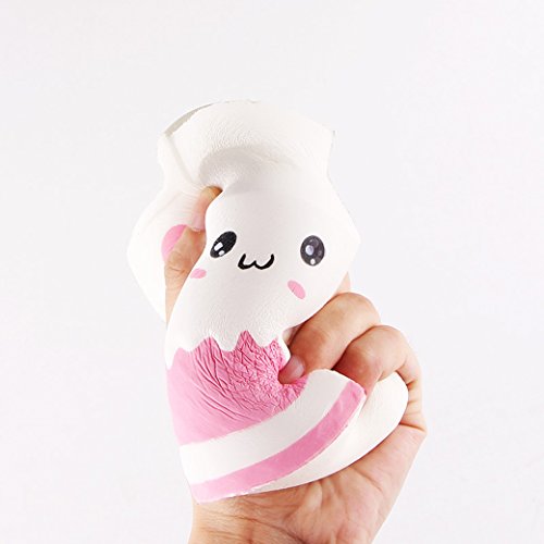 SevenMye Scented Slow Rising Toy Charms Soft Squishy, Stress Relief Super Soft Cute Smiley Milk Bottle,12CM, Pink reviews SevenMye Scented Slow Rising Toy Charms Soft Squishy, Stress Relief Super Soft Cute Smiley Milk Bottle,12CM, Pink