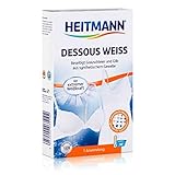 Nur bei weißen Textilien anwenden, denn Farbiges, auch Beige-Cremefarbenes, wird aufgehellt oder farblich verändert