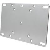 Transmedia HA2L VESA-Adapter 75/100 bis 200 x 100 Stahl Monitor Bildschirm TV Halterung-Erweiterung silber 1teilig