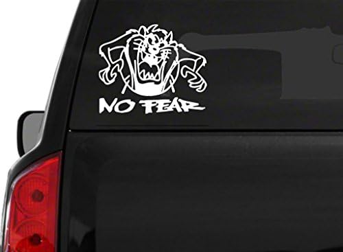 Taz No Fear Car Window Sticker Novelty Bumper Sticker A5