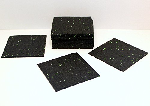 3 mm Terrassenpads 90 x 90 mm, Unterleger Terrassendielen, Abstandshalter, wählbar von 24 - 192 Stück (48)