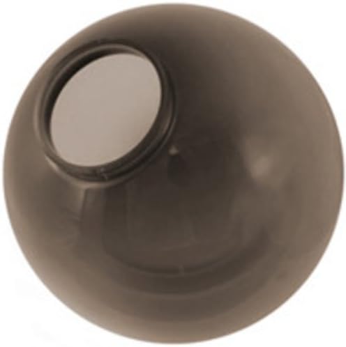 6 in. Smoke Acrylic Globe - 3.25 in. Extruded Neck Opening - American 3203-50650 by American Made Plastics