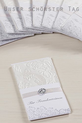 Taschentücher Freudentränen Hochzeit TT0037 champagner