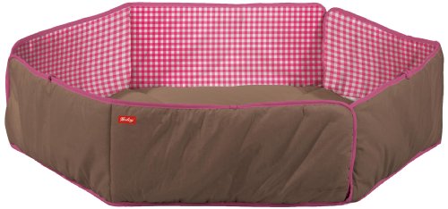 Preisvergleich Produktbild Herlag H9056-262 Laufgittereinlage, braun / vichy rosa