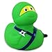 Produktbild HC-Handel 916469 Vinyl Badeente Ninja Gummiente 9 cm grün