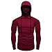 Produktbild Aoogo Herren Maske Schädel Reine Farbe Pullover Langarm-Kapuzenpulli übersteigt Bluse Für Halloween