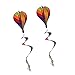 Produktbild FLAMEER 2 Stück Windspiel Ballon Windrad Heißluftballon mit fließenden Schwanz - 140 * 25cm - Mehrfarbig