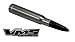 Produktbild 50 Cal Caliber Gunmetal Schwarz Spitze Bullet Antenne in dickem Billet-Aluminium Stubby kurz für Ford F150 F-150 Raptor King Ranch Lariat Platinum XL XLT FX2 FX4 STX SVT Tremor Standard Crew Extended Cab Pickup 2 tür 4 tür 12 13 14 15 2012 2013 2014 2015