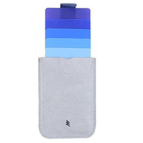 Dax Wallet: The World'S First Pull Tab Card Wallet with Beautiful and Quick Access to Your Credit Cards with One Simple Pull. Up to 6 Cards. Presented by MakakaOnTheRun (Blue Grey)