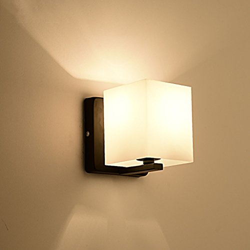 Preisvergleich Produktbild Wandmontiert Wandlampe E27 Holz Wandlampe Schlafzimmer Nachttischlampe Moderne minimalistische Wandlampe LED Nachttischlampe (Farbe : B)