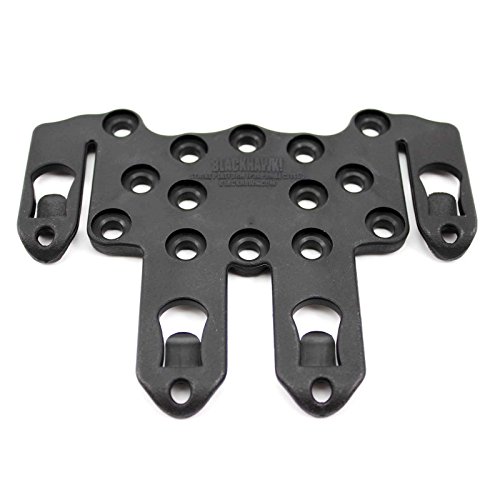 VANKER 1X Plataforma práctica Chaleco táctico Pecho Colgando Junta Militar Deporte pistolera Lateral (Negro)
