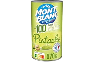 EPICERIE SUCRÉE MONT BLANC - Crème Dessert À La Pistache 570G - Lot De 4