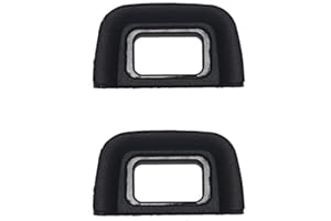 YRTIYO KOMET Ocular de goma para Nikon D5600, D5200, D5100, D5000, D3100, D70, D70S, D60, D50, D40, D750, Repuestos de cámara réflex digital Nikon DK-20