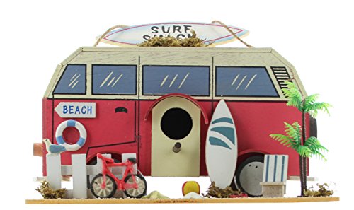 Edco Vogelhaus Gartenartikel Dekoration 41423 - Rot