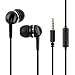 Price comparison product image Woostar In Ear Earphones, Headphones, Earbuds with Microphone Stereo Audio Sound With Strong Bass for PS4 / Smart Phones/Tablets / Laptop PCs/Mac / MP4 / PSP (black)