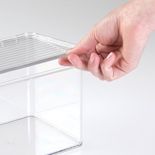 Interdesign 39830EU Med+ Medizinkasten, Aufbewahrung von Flaschen, Verbandszeug, Pflaster, Salben, durchsichtig - 7