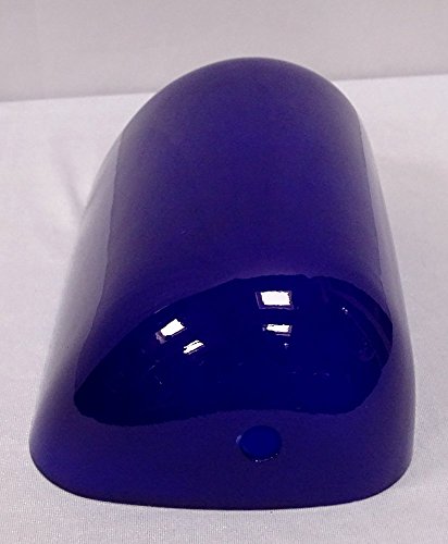 Lampenschirm für Bankerslampe, Ersatzschirm Banker Lampe, Blau 22,5 cm - 4