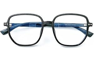 NEWADA Grandes Lunettes de Lecture, lecteurs de Livres grossissants, Miroir Plat antireflet for Ordinateur, Lunettes Anti-lumière Bleue (Color : Black, Size : +3.50)