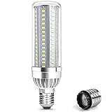 ✔Super Hell : 50W 5500 Lumen LED gleich 500W Glühlampe 360°Abstrahlwinkel. SMD 5730 LEDs, Größe (ØxL): 5cm x 18cm. Mit E27/E40, Kann leicht in E27 und E40 Lampensockel installiert warden. können mehr als 82% des Stromverbrauchs im Vergleich zu Glühlampen sparen.