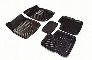 Autyle EVA-Plastic 3D Foot Mat/Floor mat for Renault Duster (Model : 2013-2018) Set of-5/Black