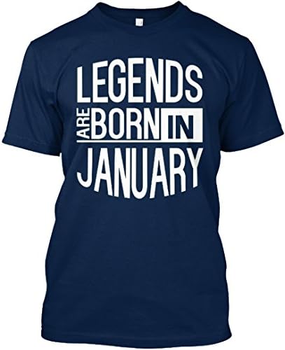 teespring Novelty Slogan T-Shirt - Legend are Born in January