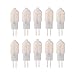 Produktbild Kreema 10pcs G4 Bi-Pin LED Gl¨¹hbirne 2835 SMD, 3W Halogen Ersatzbirne, AC220V Dimmable Energiesparlampe Warmwei