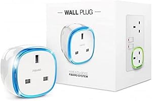 FIBARO Wall Plug/Z-Wave Plus Wireless Smart Socket, Type G, FGWPG-111, White