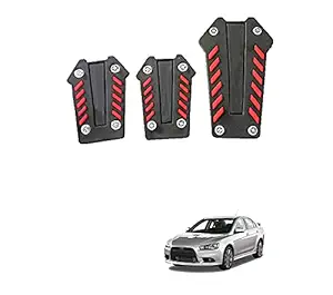 PRIKNIK Anti-Skid Car Pedals(Manual Shift) 3 Pcs Sports kit Pad Covers Set Compatible with Cedia