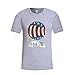 Produktbild BHYDRY Fashion Herren Kurzarm Fit Bequeme Casual Slim T-Shirt Sport Top Bluse