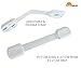 Joyoldelf Child Safety Locks - Blulu Latches for Cupboard, Drawer (6 Pack, White)