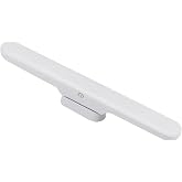 SekaTech Mıknatıslı Kabin Makyaj Tıraş Led Işık USB Şarjlı Kablosuz Hero Led Lamba 30cm 5 Watt 32 Ledli (Beyaz)