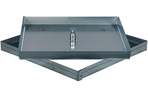 MAGGINI SIGILLO CHIUSINO PORTA PAVIMENTO H. CM 3 ACCIAIO INOX (cm 33x33)