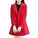 Produktbild Lurcardo Damen Mantel Warm Pelz Halsband Mantel Elegant Pure Farbe Schlank Jacke Langarm Winterjacke Coat Outwear Parka Überzieher