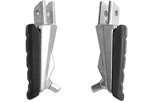 XMT-MOTOR Moto Negro Frente Reposapiés Estriberas Clavijas para pies Pedales footrest para F800S 2004-2008 F800ST 2004-2012 F800GT 2011-2013