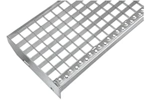 HEUNERT Einpress Treppenstufe EP Stufe Tritt Gitterroststufe 30x30 mm (600 x 240 mm)