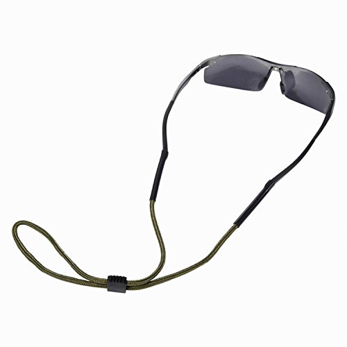 Mudder Sport-Sonnenbrille Eyewear Strap, Brille Cord Brillenband Sunglasses Retainer mit Gummigriff (einstellbar Toggle)- 4 Stück - 7