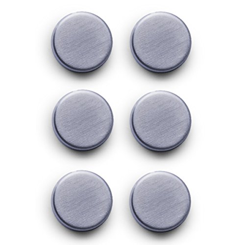 Zeller 11203 Magnet-Set 6-teilig, Ø 2.7 cm, edelstahl