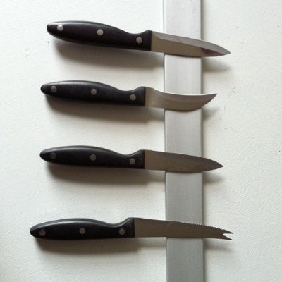 Preisvergleich Produktbild IKEA Magnetleiste für Messer GRUNDTAL, 40 cm, Edelstahl (2013)