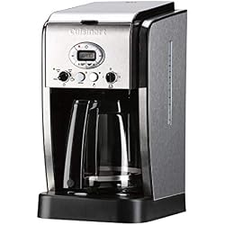 Cuisinart DCC2650E Cafetière filtre acier brossé, Verseuse verre 1,8 L