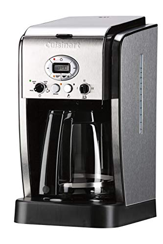 Cuisinart DCC2650E Cafetière filtre acier brossé, Verseuse verre 1,8 L