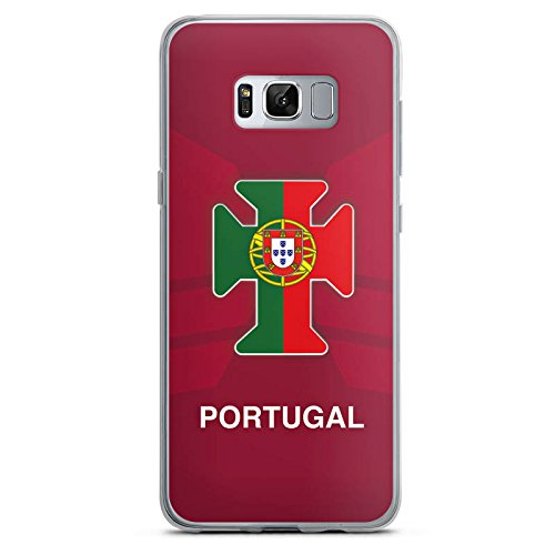 Samsung Galaxy S8 Plus Silikon Hülle Case Schutzhülle Portugal Em Trikot Fussball Football