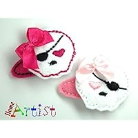 Totenkopf Haarspange - freie Farbwahl