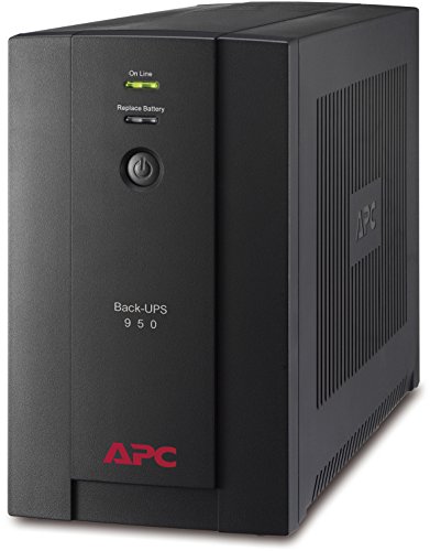 APC Back-UPS Bx - BX950U-GR - Sistema de alimentación ininterrumpida SAI 950VA (4 Tomas Schuko, AVR, USB, Software de Apagado)