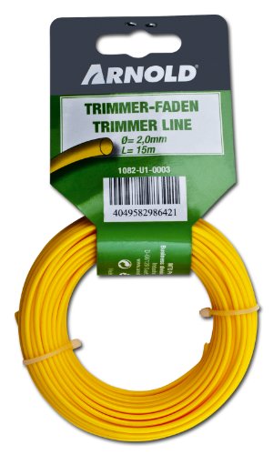Arnold 1082-U1-0003 Trimmerfaden, rund, 2.0 mm